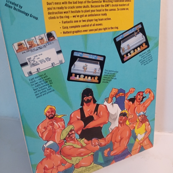 1988 Vintage Gamestar Take Down Wrestling Commodore C64 / 128 Game Action Arcade - Picture 9 of 11